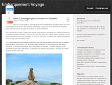 Tablet Screenshot of embarquement-voyage.com